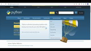 Getting started with Python: Download Python from python.org and confirm path setup