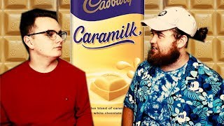 TASTING THE *NEW* CADBURY CARAMILK CHOCOLATE!!