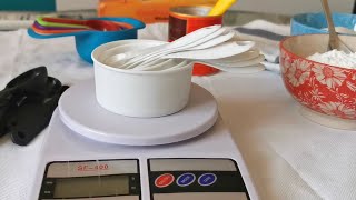 Cup to Gram Conversion/ How to measure ingredients/ Baking Conversion/ How many grams in one cup