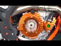 nicecnc how to replace the clutch outside cover on ktm250 fx step by step guidance