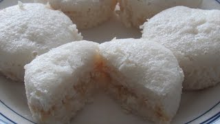 Sweet Idli | Sanna | Mangalore Recipe | Coconut Jaggery Stuffed Idli