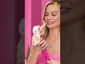 Margot Robbie and Barbie Cast React To Their REAL LIFE Dolls #shorts