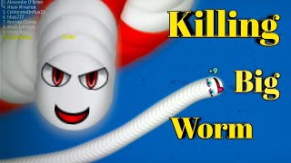 worms zone.io kills big worm | worm zone best gameplay