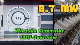 Wartsila generator 8.7MW LDU Overview. #wartsila