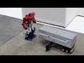 robosen「フラッグシップ オプティマスプライムトレーラーセット」変形／可動デモンストレーション