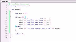 Buckys C Programming Tutorials 17 if else Statement