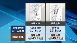 403大地動振動全臺 花蓮壽豐衝懸39.3公分 | 公視台語台 | 20240804