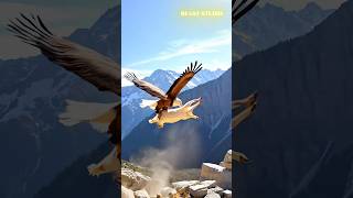 Eagle Attempts to Snatch Goat, Struggles to Lift Off! 🦅🐐 | Wild Animal Drama