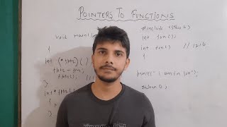 pointer to a function in c | function pointer in c programming | pointers in c : part 11