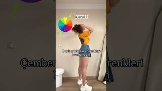 Nasıl rengarenk giyinirsiniz ?❤️ #shorts #colortheory #kombin