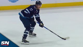 Jets' Adam Lowry Takes Advantage Of Cale Makar's Pinch To Score On Rush
