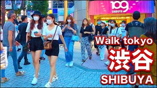 【4K,ASMR】109に人が集まる！休日の渋谷💗🌇🚶‍♂️(Tokyo Japan🔴)