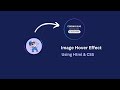 Image Hover Effect Using CSS and Html | CSS Hover Effects