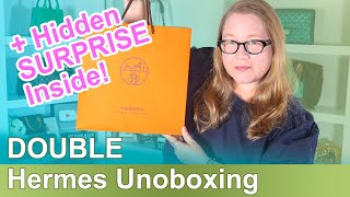 DOUBLE Hermes Unboxing: One Has a Hidden Surprise! || Autumn Beckman