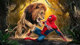 Spider-Man vs. The Jungle Lion: A Savage Showdown | Superhero Fight Showdown