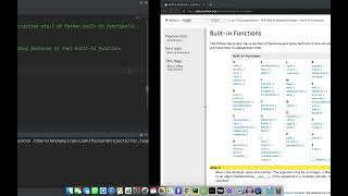 Python-Print the documents (syntax, description etc.) of Python built-in function(s).