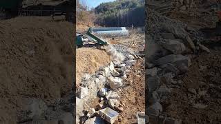 발파석 석축 쌓기 excavator movie 미래종합중기 광양시굴착기 광양시미니굴착기 가스 상하수도 미래건설중기 장지조성 철거 지중화 사방 조경 토공사 땅 Jeong Jae Go