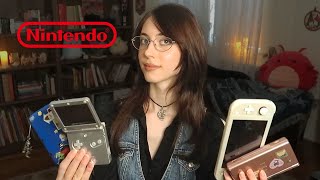 my handheld console collection (3ds, gameboy, nintendo switch)