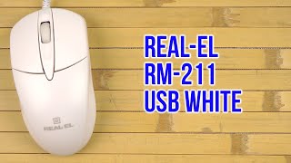 Распаковка Real-El RM-211 USB White