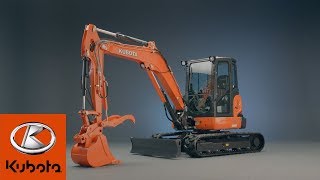 Unleashing Power and Precision: Kubota U55 Series Excavator!