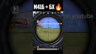 M416 + 6x is the best combo💯😌||#jonathan ||#shorts