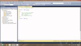 SQL Server Comments