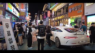 [Kondae 4K] Walk together on a midsummer night on Kondae street in Seoul