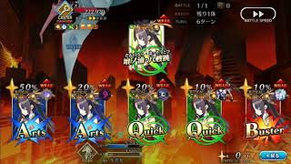 【FGO】デメテル戦 牛若丸で疑似単騎攻略