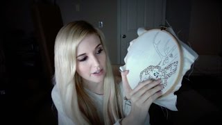 ASMR Embroidery Show and Tell