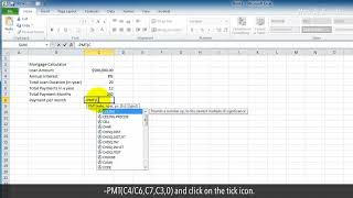 How to Create a Mortgage Calculator With Microsoft Excel