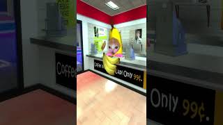 バナナ猫がコンビニでバイト!?🍌😹(Bananacat in convenience store)#gmod #bananacat #garrysmod