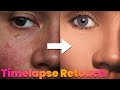 Timelapse Skin Retouching Micro Dodge and Burn