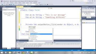 Set Value of String while Programming Visual Basic