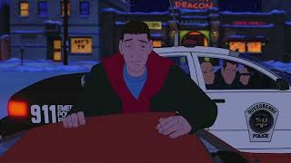 Eight Crazy Nights | Davey loves his car (Upscaled 4K-ish)