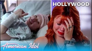 Amber Fiedler: Contestant Delivers a BABY While Competing On The Show! @AmericanIdol HISTORY!