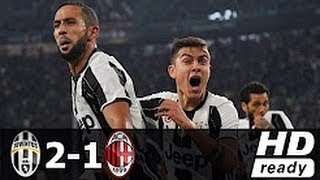 Juventus vs AC Milan 2 1  Resumen  All Goals  u0026 Highlights   Seria A   10 03 2017 HD   YouTub