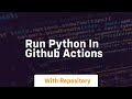 Run python in github actions