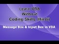 Msgbox & InputBox