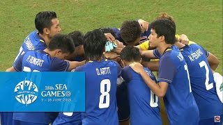 Football Final: Thailand vs Myanamr Full Match Highlights | 28th SEA Games Singapore 2015