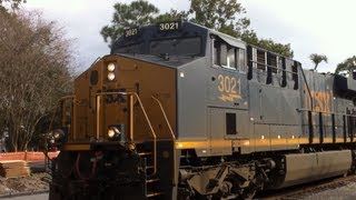 Single [CSX] ES44AH pulls a 7500ft long Q170