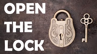 How to open a Tricky Padlock puzzle? #shorts