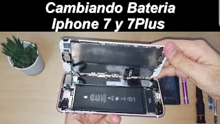 Cambiar Bateria de iphone 7 y 7Plus La manera más Sencilla