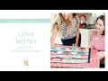 Kimberbell Love Notes Quilt: Just for Fun | The Kitting Department