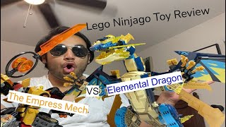 Lego Elemental Dragon vs.The Empress Mech Review