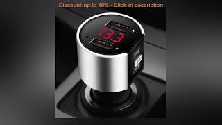 Bluetooth FM Transmitter Audio Aux Modulator Dual USB Fast Car Charger Bluetooth Handsfree