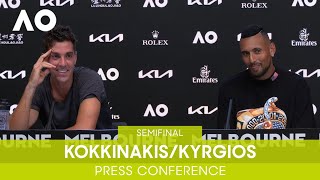 Kokkinakis/Kyrgios Press Conference (SF) | Australian Open 2022