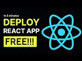 Host React JS Application for FREE on Netlify || ReactJS FREE Hosting