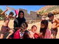 The last summer bath: Akram's family takes a bath at the end of summer