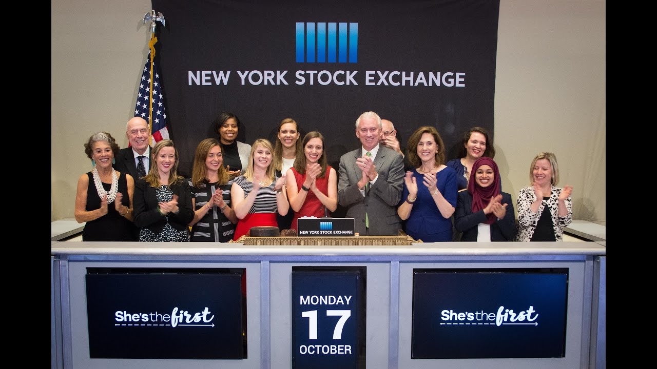 She's The First Rings The NYSE Closing Bell! - YouTube