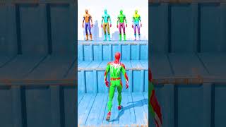 GTA 5 Epic Water Ragdolls | Spider-Man Jumps / Fails ep.204 #shorts